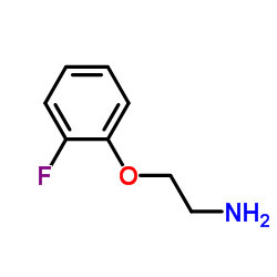 2-(2-氟苯氧基)乙胺结构式
