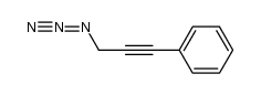 (3-azidoprop-1-yn-1-yl)benzene结构式