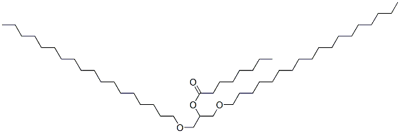 2-Octanoyl-1,3-Distearin-octanoic-1-13C Structure