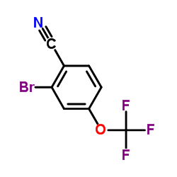 2-溴-4-三氟甲氧基苯腈结构式
