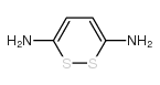 1,2-Dithiin-3,6-diamine(9CI)结构式