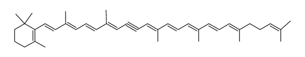 15,15'-Dehydro-γ-carotin Structure