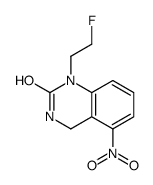 1-(2-fluoroethyl)-5-nitro-3,4-dihydroquinazolin-2-one结构式