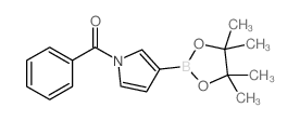 1-苯甲酰基吡咯-3-硼酸频那醇酯结构式
