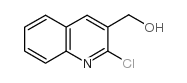 2-氯-3-喹啉甲醇结构式