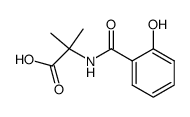 Alanine,N-(2-hydroxybenzoyl)-2-methyl-结构式