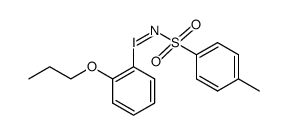 N-(4-methylphenylsulfonyl)imino-2-propoxy-phenyl-λ3-iodane结构式