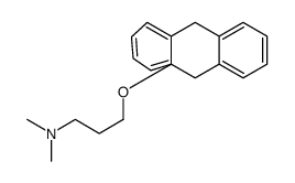 9,10-Dihydro-9-(3-dimethylaminopropoxy)-9,10-ethanoanthracene结构式