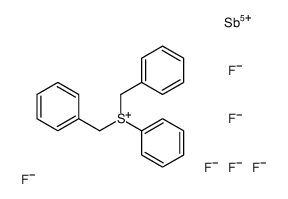 dibenzylphenylsulfonium hexafluoroantimonate结构式