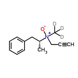 R-(-)-Deprenyl-d3 N-Oxide结构式