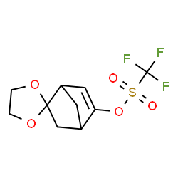 Spiro[bicyclo[2.2.1]hept[5]ene-2,2’-[1,3]dioxolan]-5-yl Trifluoromethanesulfonate Structure