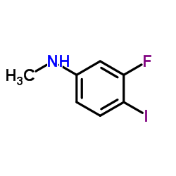 3-Fluoro-4-iodo-N-methylaniline结构式
