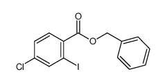 benzyl 4-chloro-2-iodobenzoate Structure