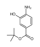 4-氨基-3-羟基苯甲酸叔丁酯结构式