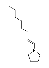 1-oct-1-enyl-pyrrolidine结构式