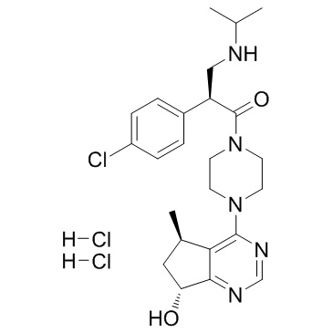 Ipatasertib dihydrochloride结构式
