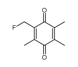 2-fluoromethyl-3,5,6-trimethyl-1,4-benzoquinone结构式