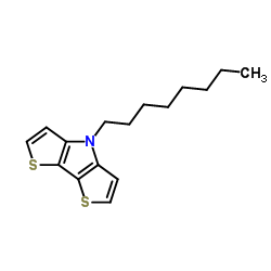 4-Octyl-4H-bisthieno[3,2-b:2',3'-d]pyrrole Structure