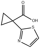 1-Thiazol-2-yl-cyclopropanecarboxylic acid Structure