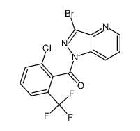 (3-bromo-1H-pyrazolo[4,3-b]pyridin-1-yl)(2-chloro-6- (trifluoromethyl)phenyl)methanone Structure