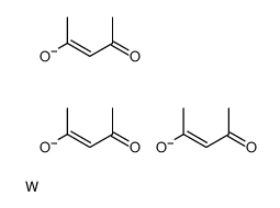 tris(pentane-2,4-dionato-O,O')tungsten结构式