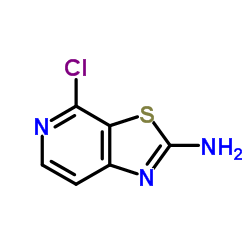 4-氯噻唑并[5,4-C]吡啶-2-胺结构式