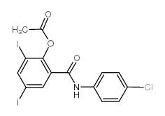 氯碘沙尼结构式