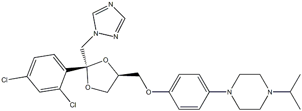 rel-(2S,4S)-Terconazole Structure