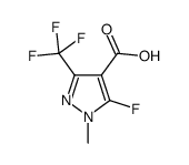 5-FLUORO-1-METHYL-3-TRIFLUOROMETHYL-1H-PYRAZOLE-4-CARBOXYLIC ACID Structure