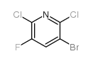 3-溴-2,6-二氯-5-氟吡啶结构式