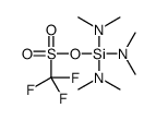 tris(dimethylamino)silyl trifluoromethanesulfonate Structure