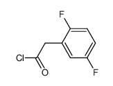 2, 5-二氟苯基乙酰氯结构式