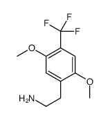2,5-二甲氧基-4-(三氟甲基)苯乙胺结构式