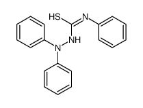 1-phenyl-3-(N-phenylanilino)thiourea结构式
