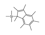 (1,2,3,4,5,6,7-heptamethylinden-1-yl)-trimethylsilane结构式