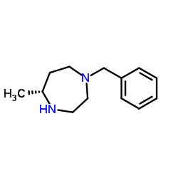 (R)-1-苄基-5-甲基-1,4-二氮杂环庚结构式