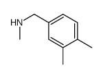 N-甲基-3,4-二甲基苄胺结构式