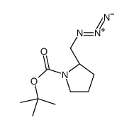 (S)-2-(叠氮甲基)-1-叔丁氧羰基-吡咯烷结构式