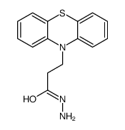 3-phenothiazin-10-ylpropanehydrazide结构式