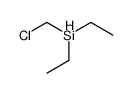 chloromethyl(diethyl)silane Structure