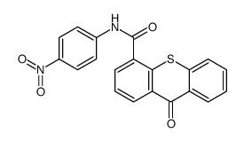 N-(4-nitrophenyl)-9-oxothioxanthene-4-carboxamide结构式
