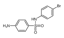 4-amino-N-(4-bromophenyl)benzenesulfonamide Structure