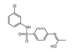 4'-(3-氯苯基磺酰胺)乙酰苯胺结构式