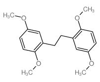 Benzene,1,1'-(1,2-ethanediyl)bis[2,5-dimethoxy-结构式
