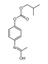 (4-acetamidophenyl) 2-methylpropyl carbonate结构式