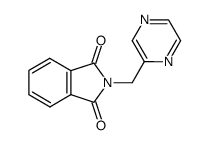 2-(pyrazin-2-ylmethyl)isoindoline-1,3-dione结构式