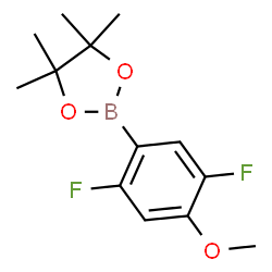2,5-Difluoro-4-methoxyphenylboronic acid pinacol ester Structure