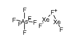 xenon difluoride * AsF5 Structure