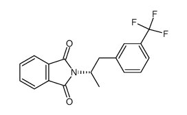 (S)-2-(1-(3-(trifluoromethyl)phenyl)propan-2-yl)isoindoline-1,3-dione结构式