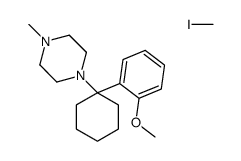 iodomethane,1-[1-(2-methoxyphenyl)cyclohexyl]-4-methylpiperazine Structure